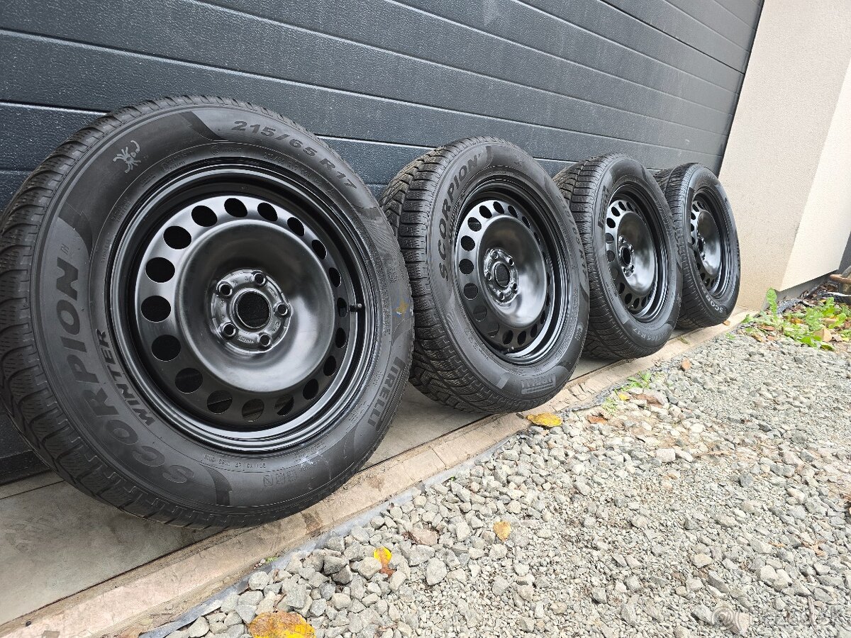 Plechy 5x112+215/65 R17 Tiguan, Tarraco, Q3, KODIAQ