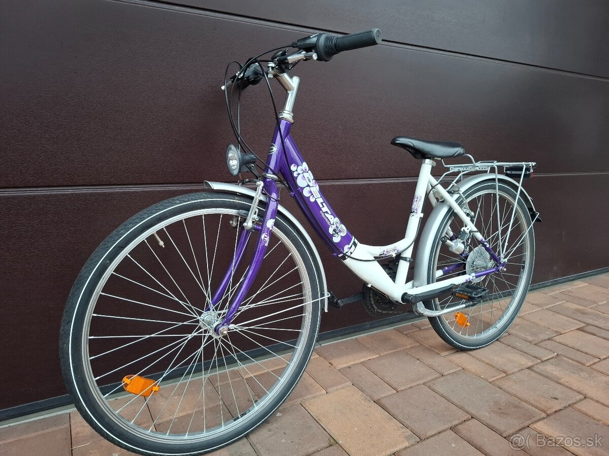 Detský dievčenský bicykel Delta 24"