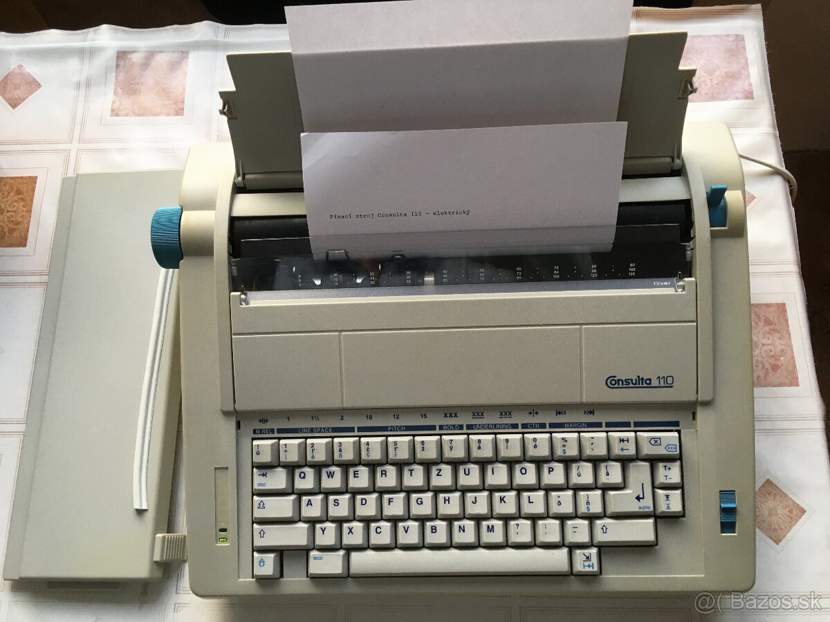 Elektrický písací stroj Consulta 110