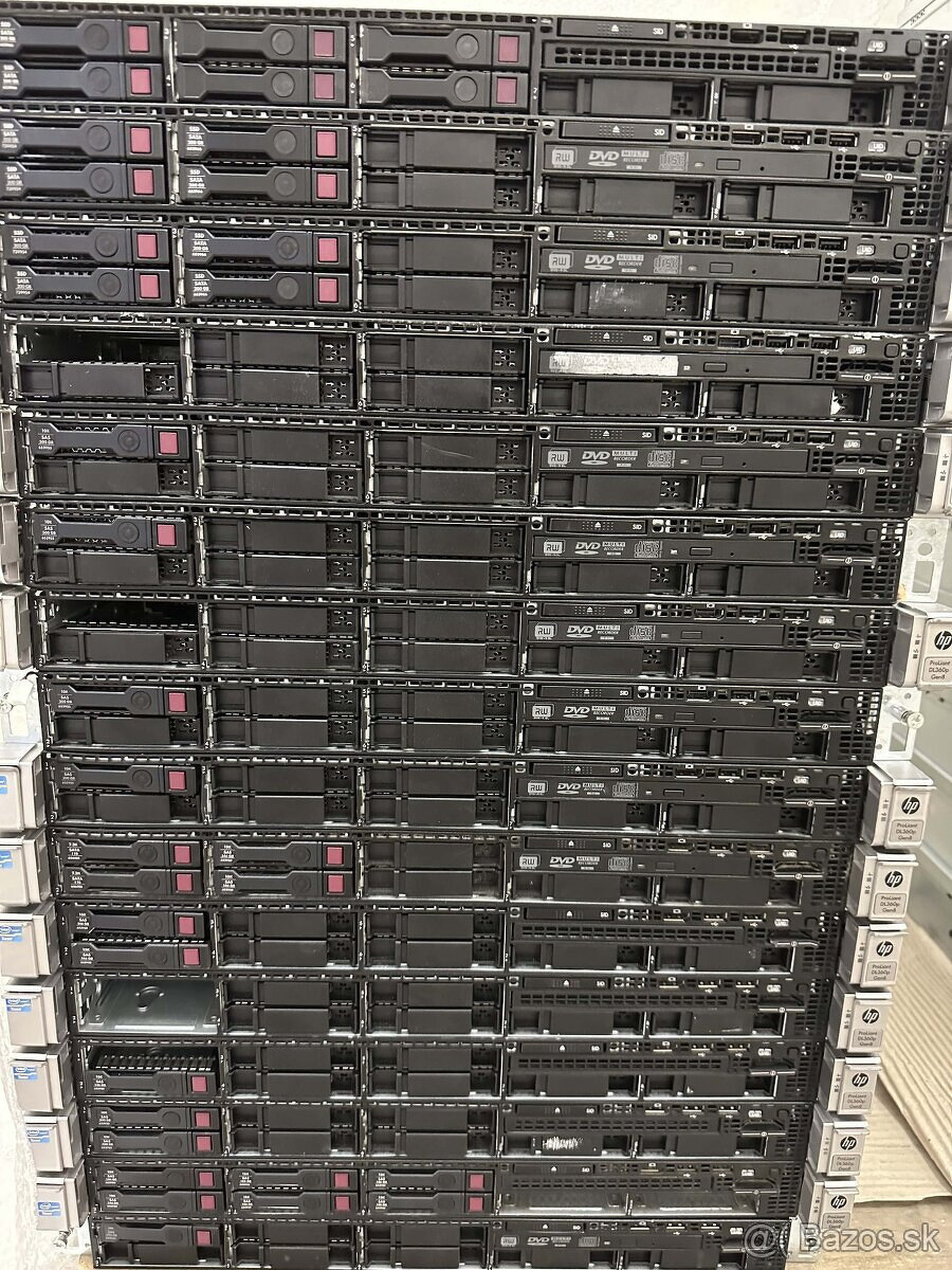 HP server DL360P / DL360E G8 v rôznych konfiguráciách