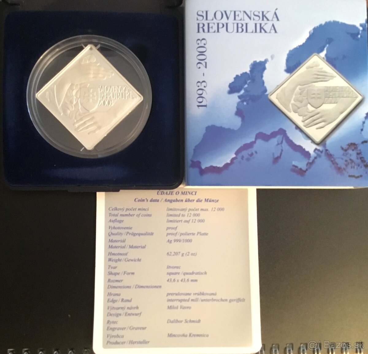2003/1000Sk Slovenská republika - 10. výročie vzniku PROOF