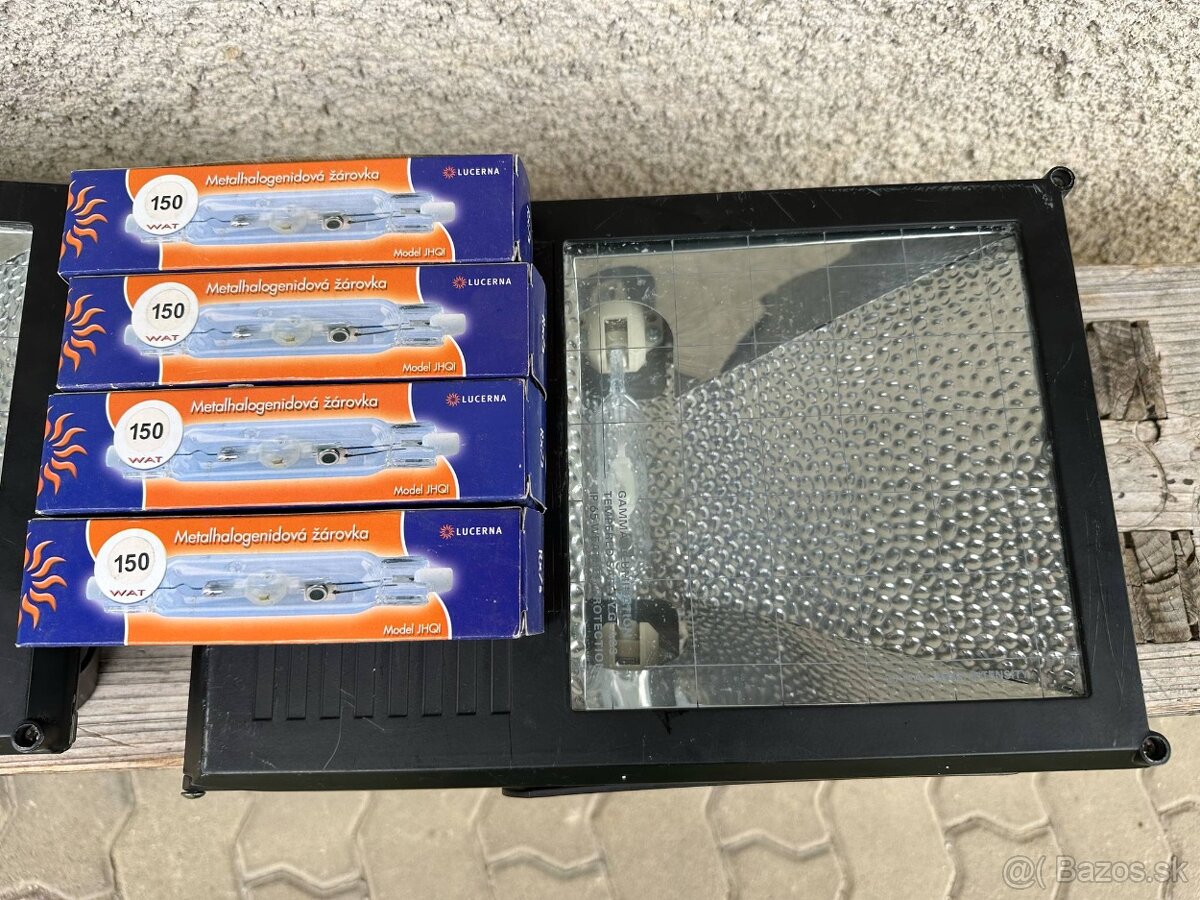 2ks priemyselne vybojkove svetla 150W + vybojky