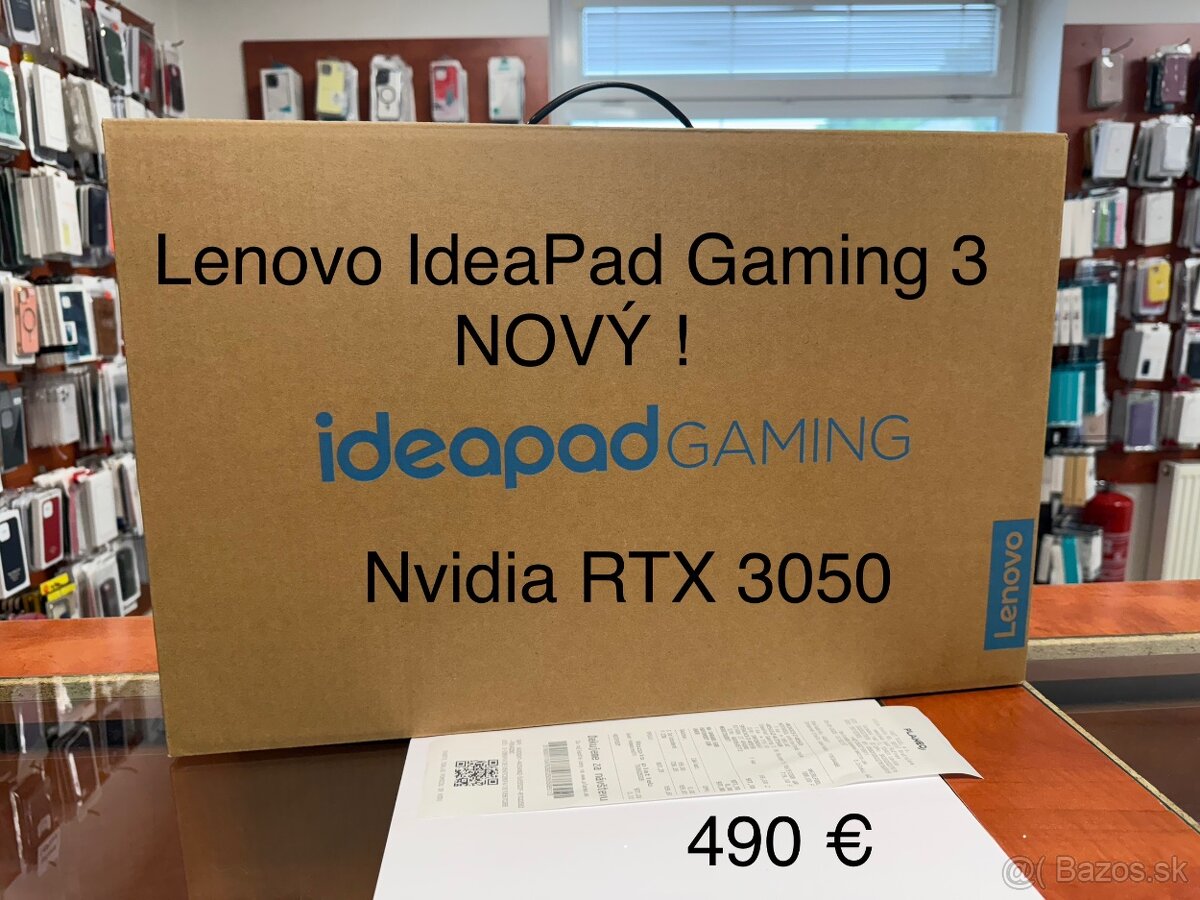 LENOVO IDEAPAD GAMING 3 NOVÝ