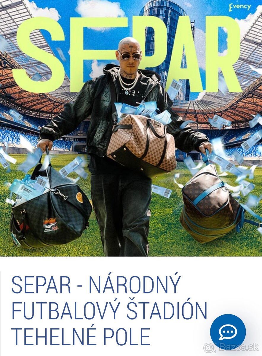 Separ lístok na tehelné pole