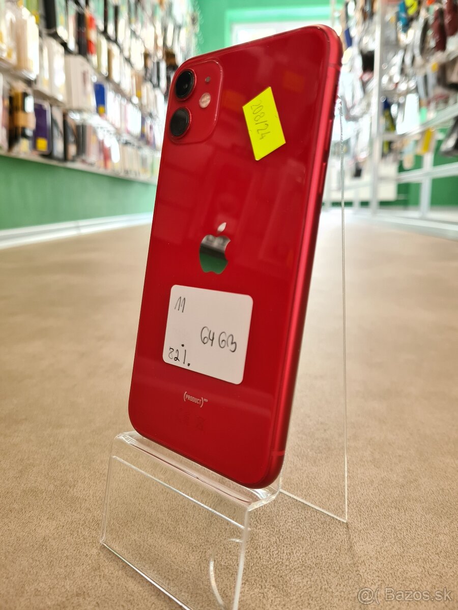 iPhone 11 64GB červený