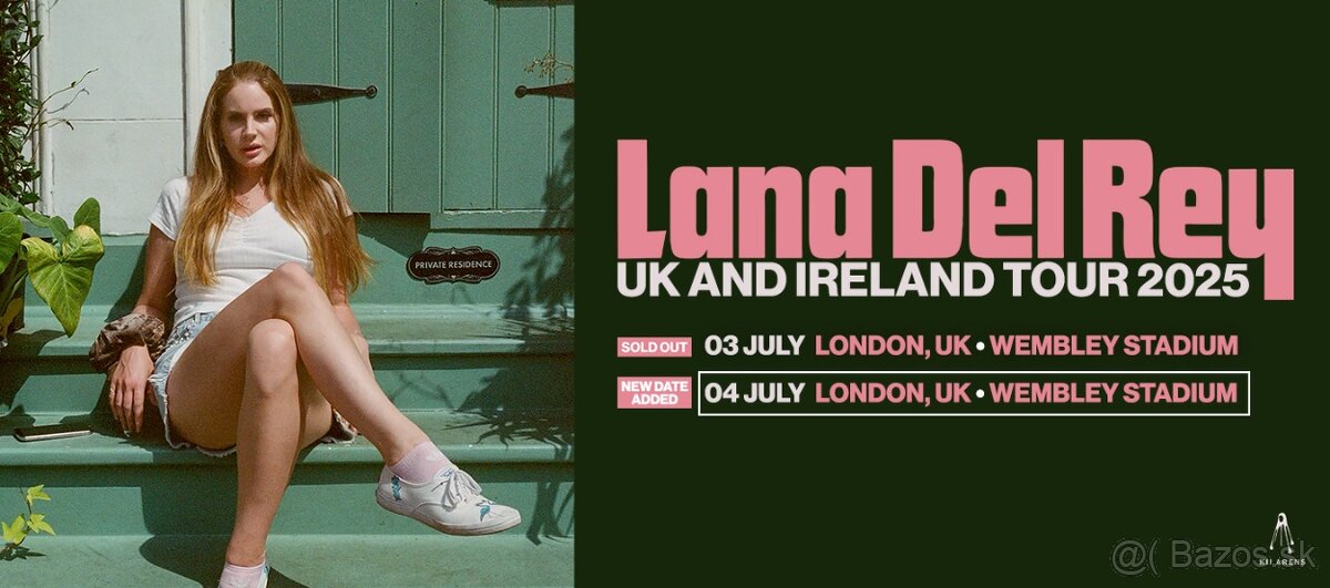 Predám vstupenky na koncert Lana Del Rey Londyn