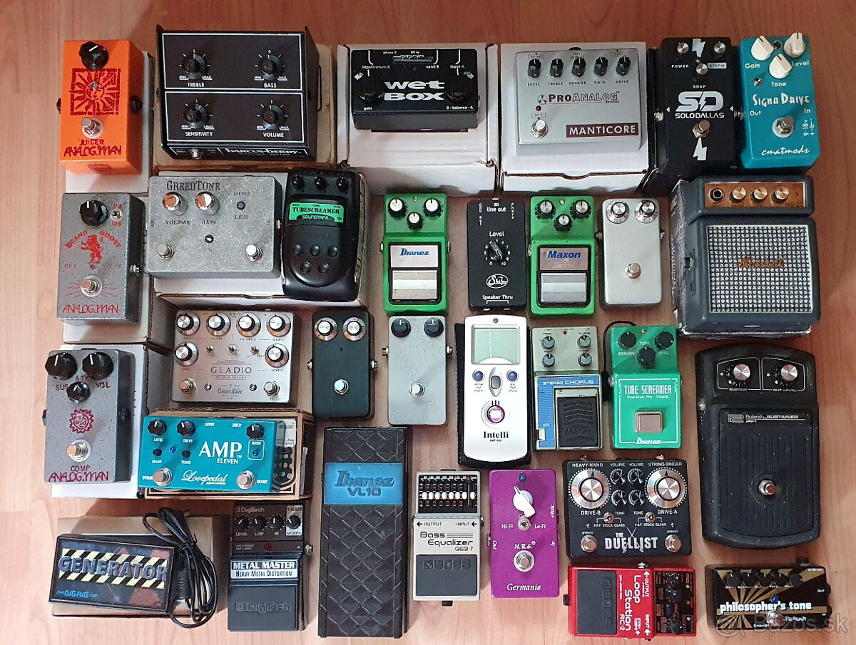 Gitarové a basové efekty
