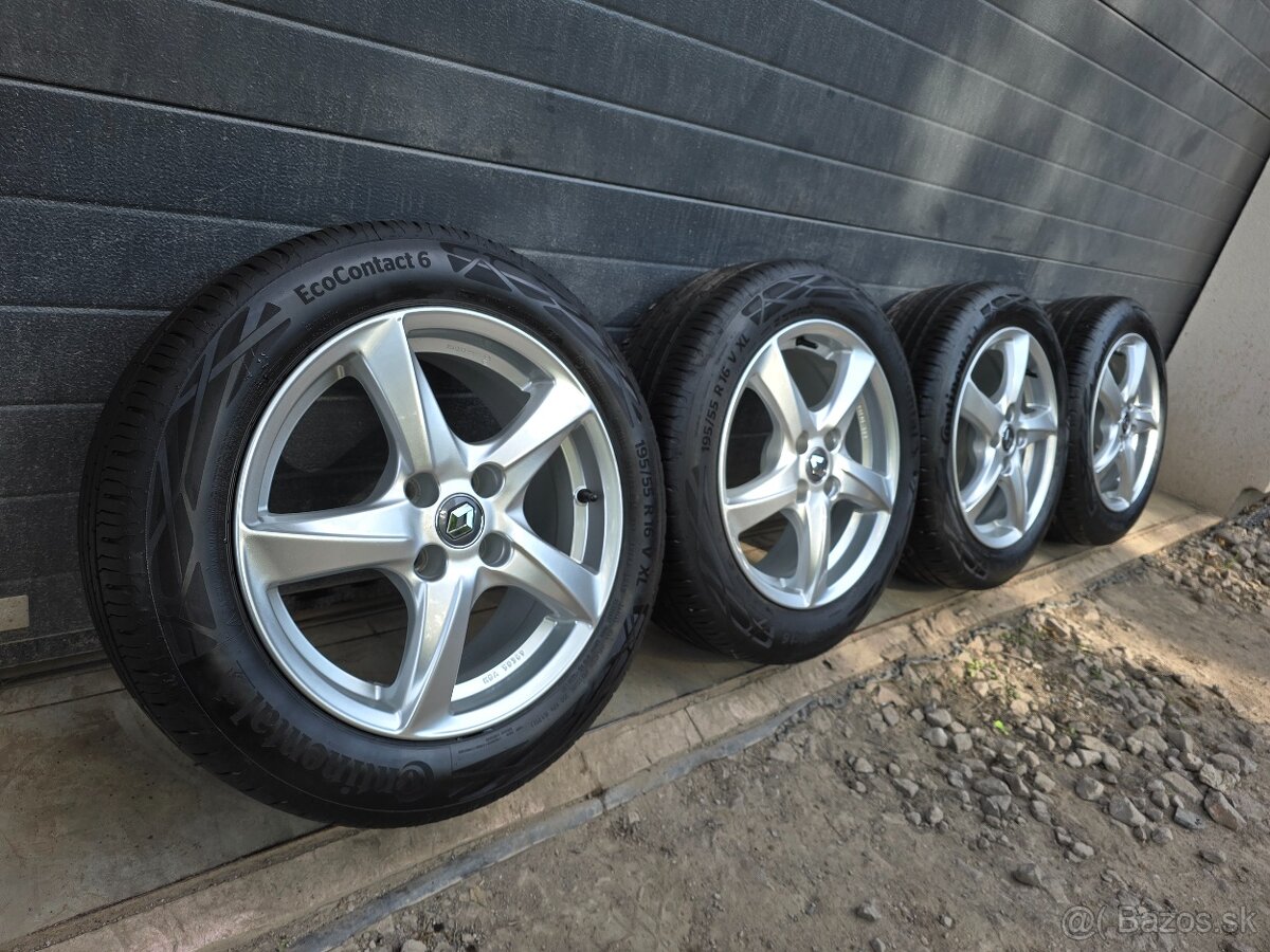 Letná Sada Renault Clio/DACIA, Nissan+Zánovné 195/55 R16