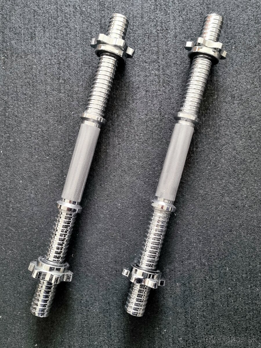 Rúčka / hriadeľ na jednoručnú činku 2x 450/30 mm na závit