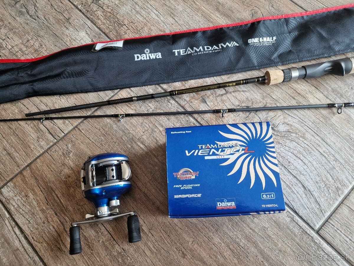 Predám set DAIWA drop shot udicu s multiplikátorom.
