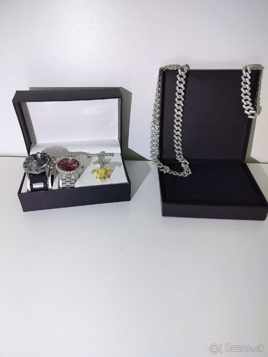 ICED OUT 6-DIELNY SET HODINIEK A ŠPERKOV – 99 € 🚀