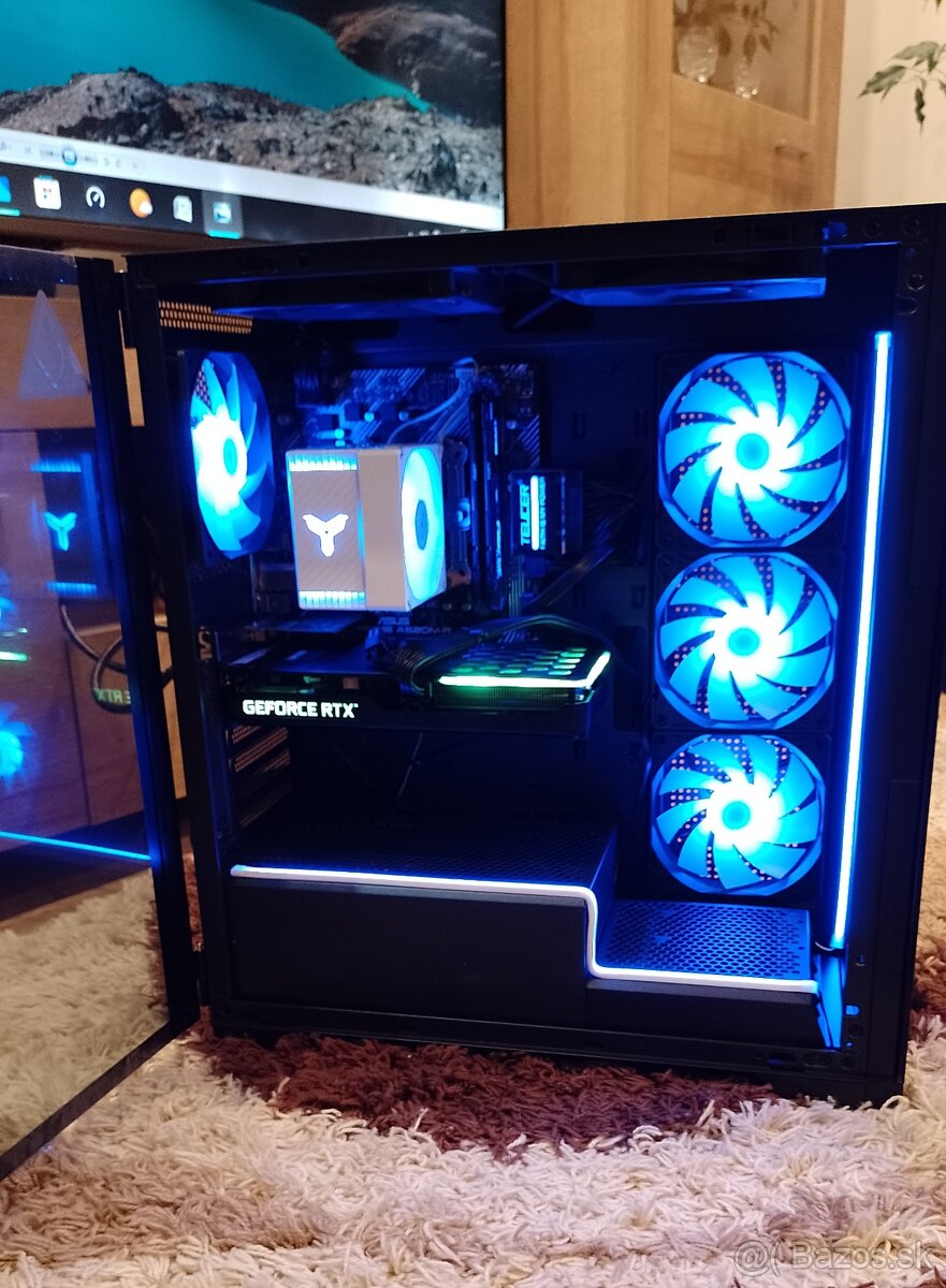 Herný nový PC – RTX 3060 Ti+Ryzen 5+32GB RAM+NVMe+SSD