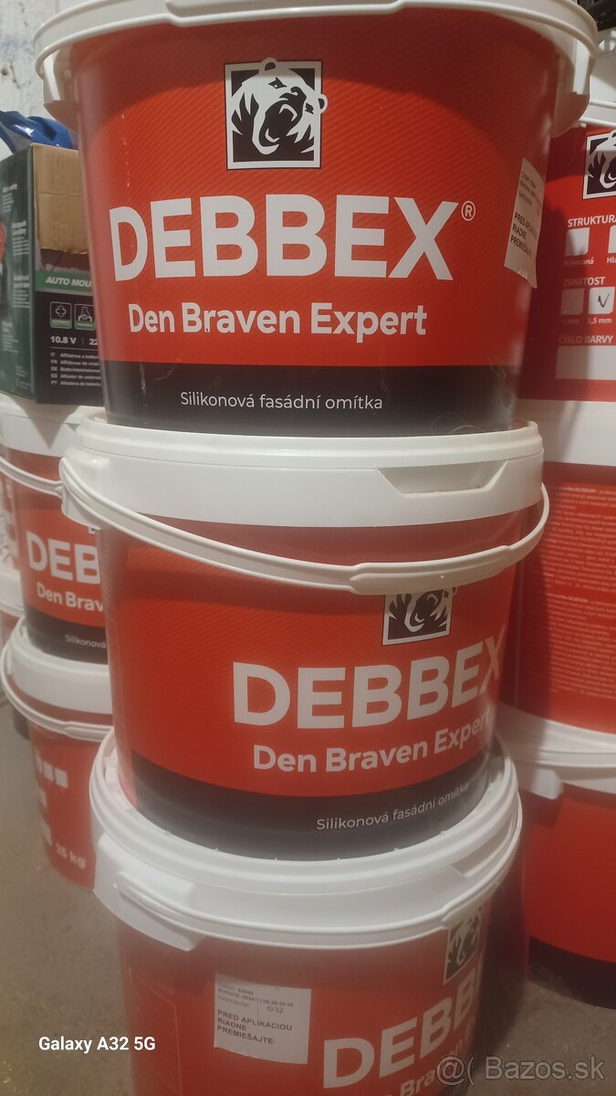 Fasádna silikonová omietka Debbex
