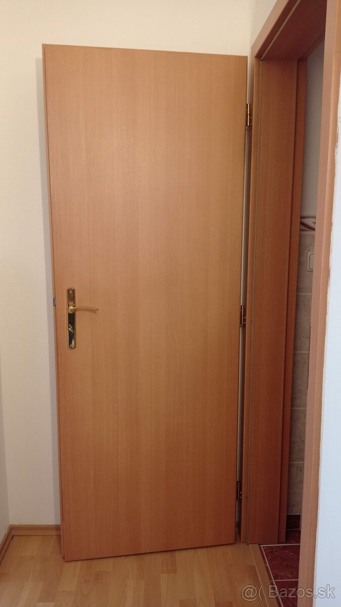 Staršie interiérové dvere s obložkovými zárubňami