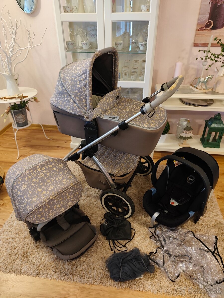 Moon Relaxx + Cybex vajíčko + príslušenstvo