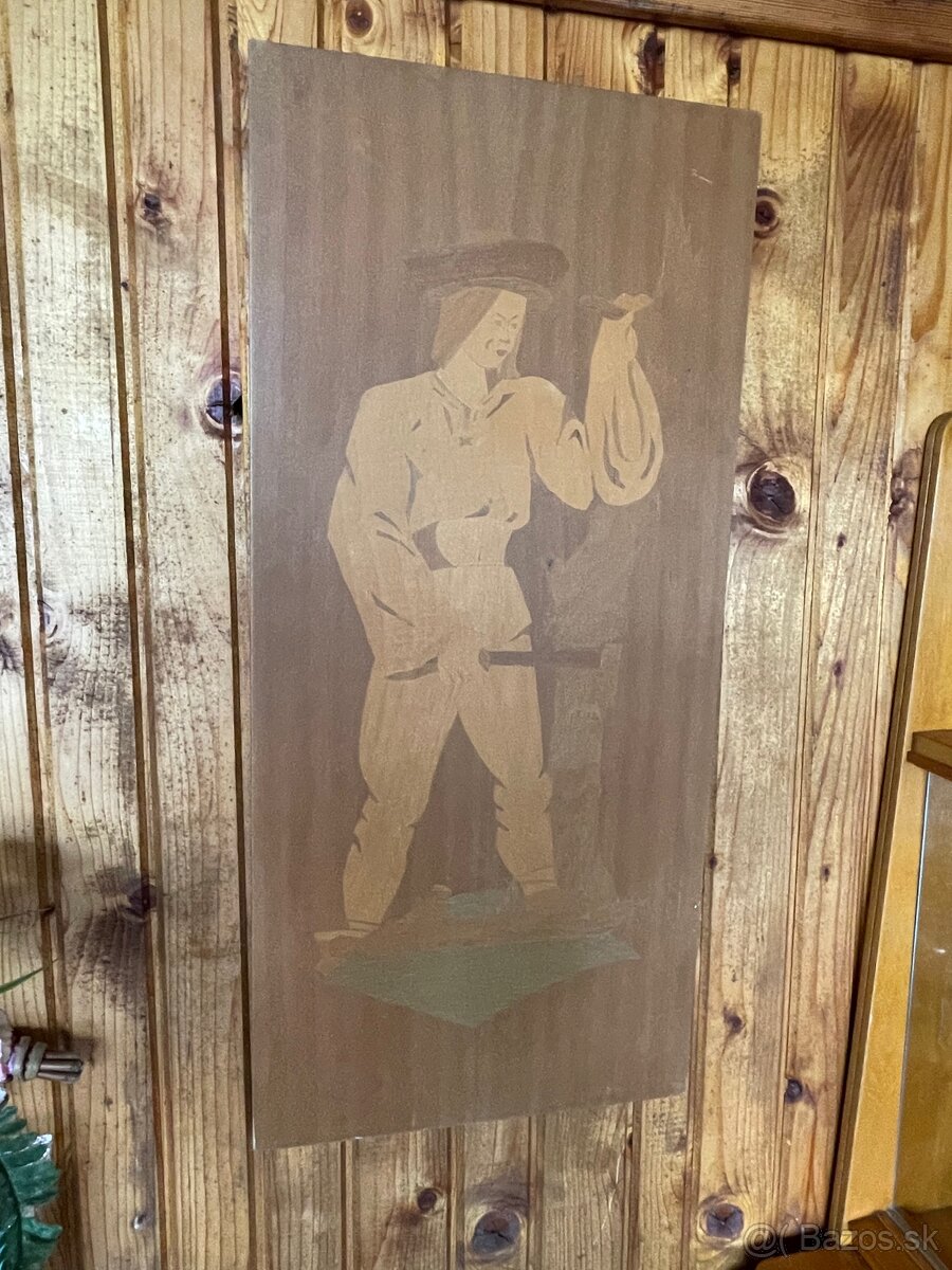 Dreveny obraz Janosik