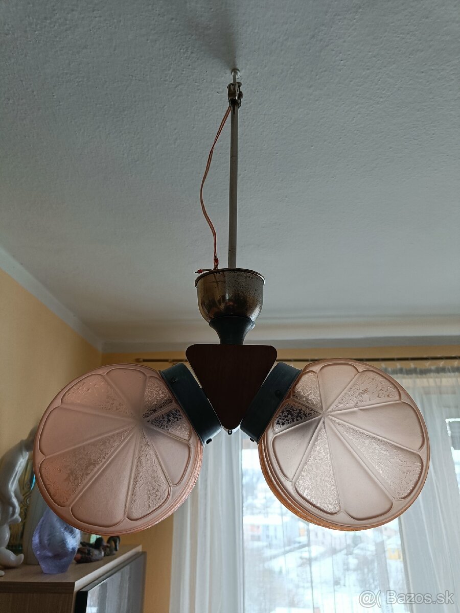Starožitný Luster 50 roky Art Deco