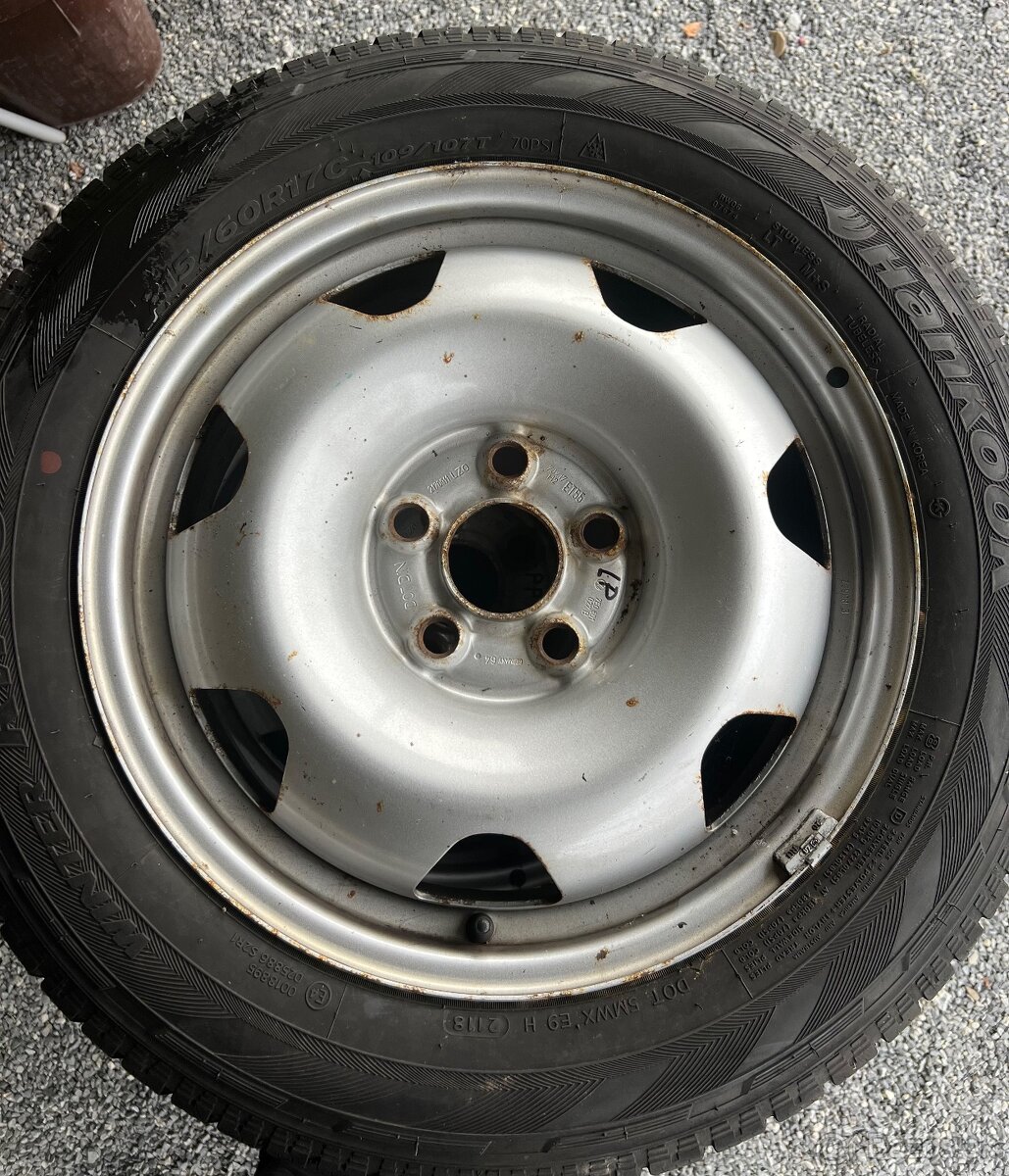 Predam 17” disky s pneu