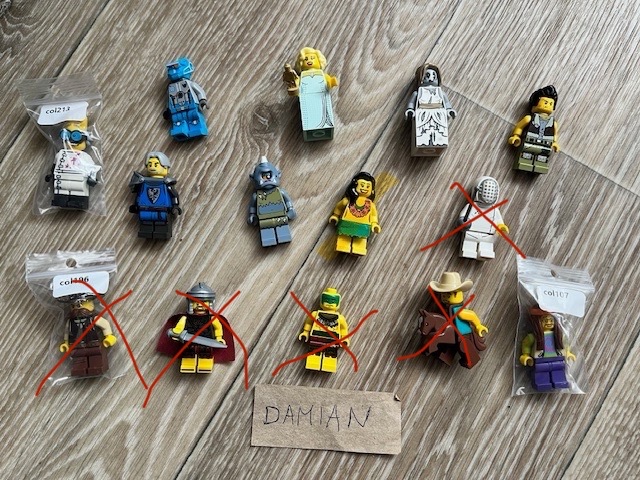 Predam original Lego minifigurky