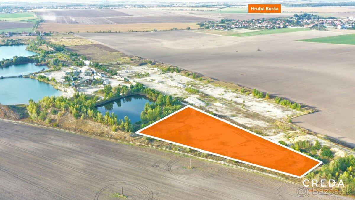 CREDA | predaj pozemok, Hrubá Borša
