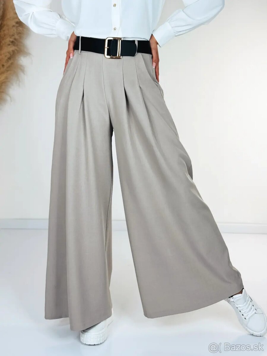 Dámske široké nohavice
