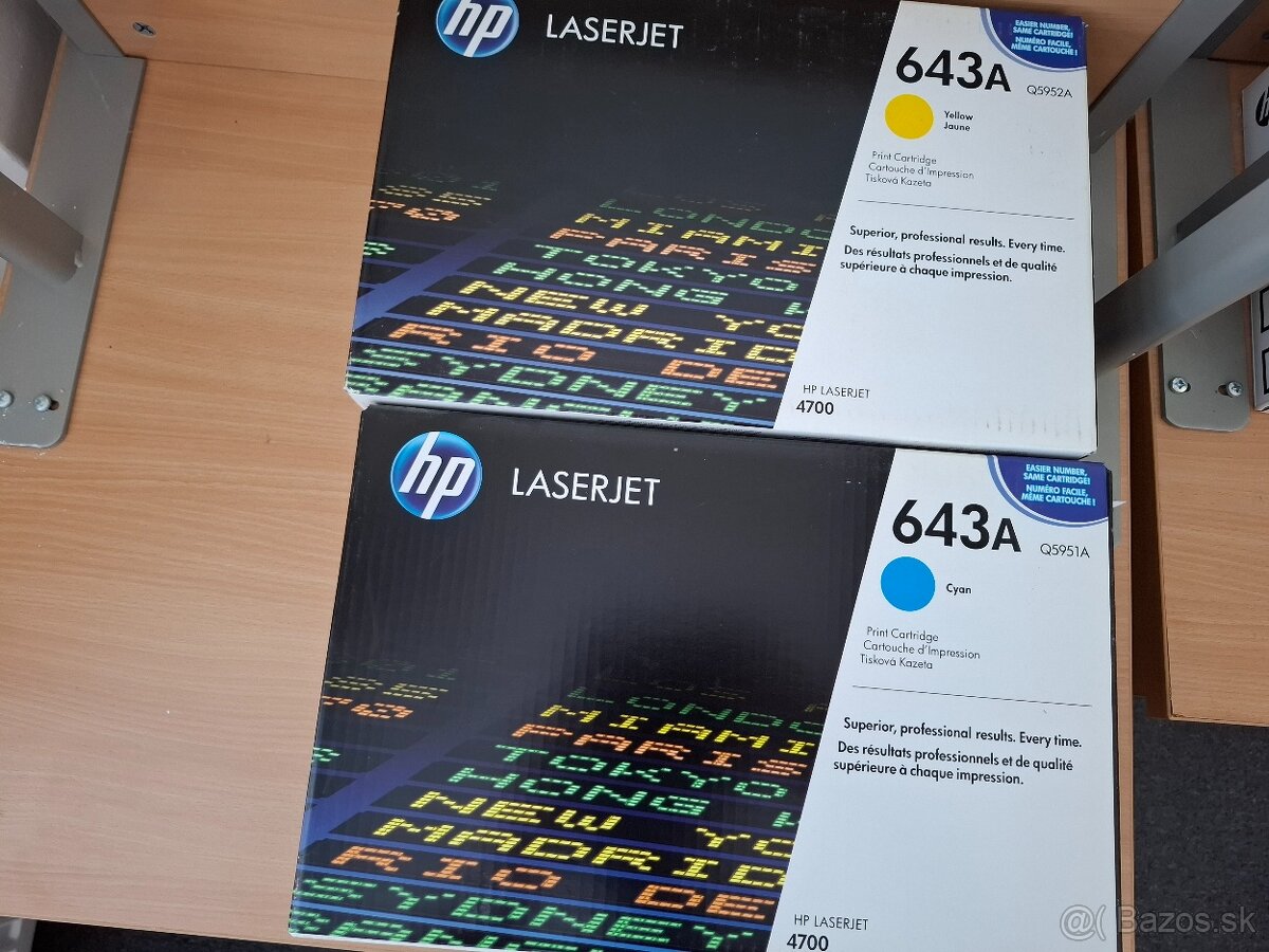 Predam nove zabalene tonery HP