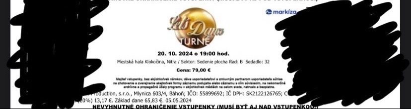Vstupenky na Let´s Dance turné - Nitra 20.10. 2024 19:00
