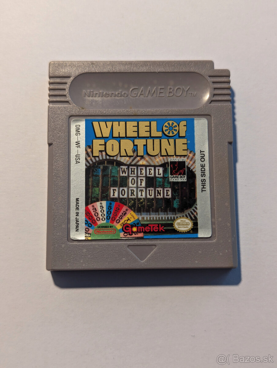 Wheel of Fortune Nintendo GameBoy + obal DMG-WF-USA