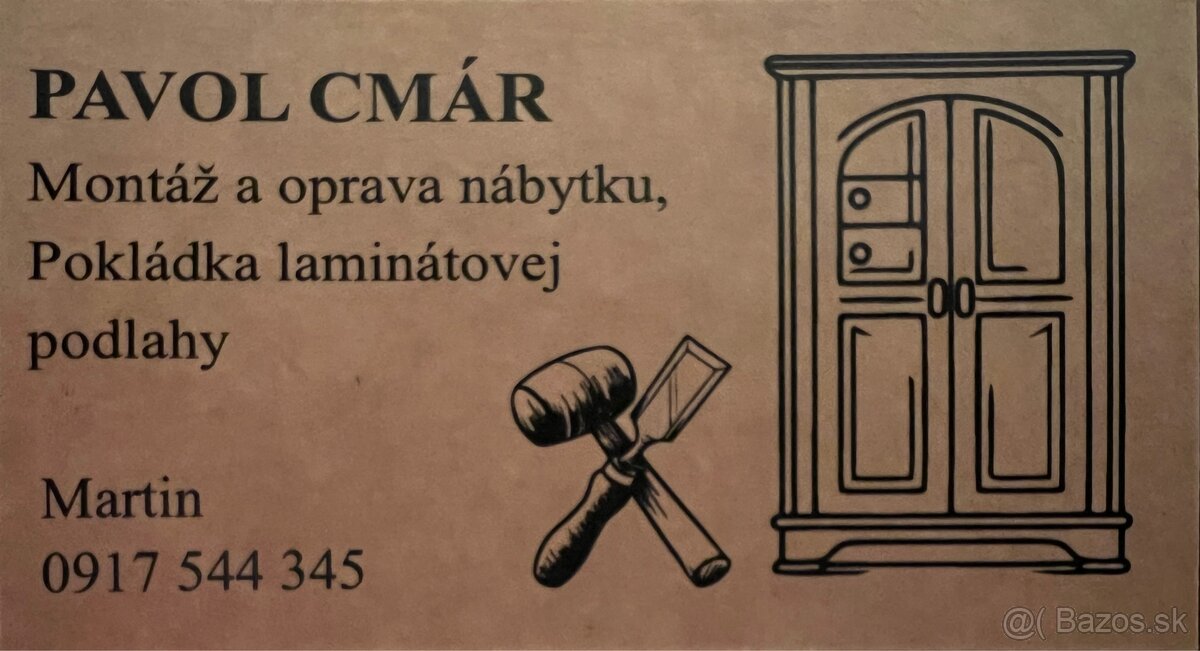 Montáž nábytku / Skladanie nábytku