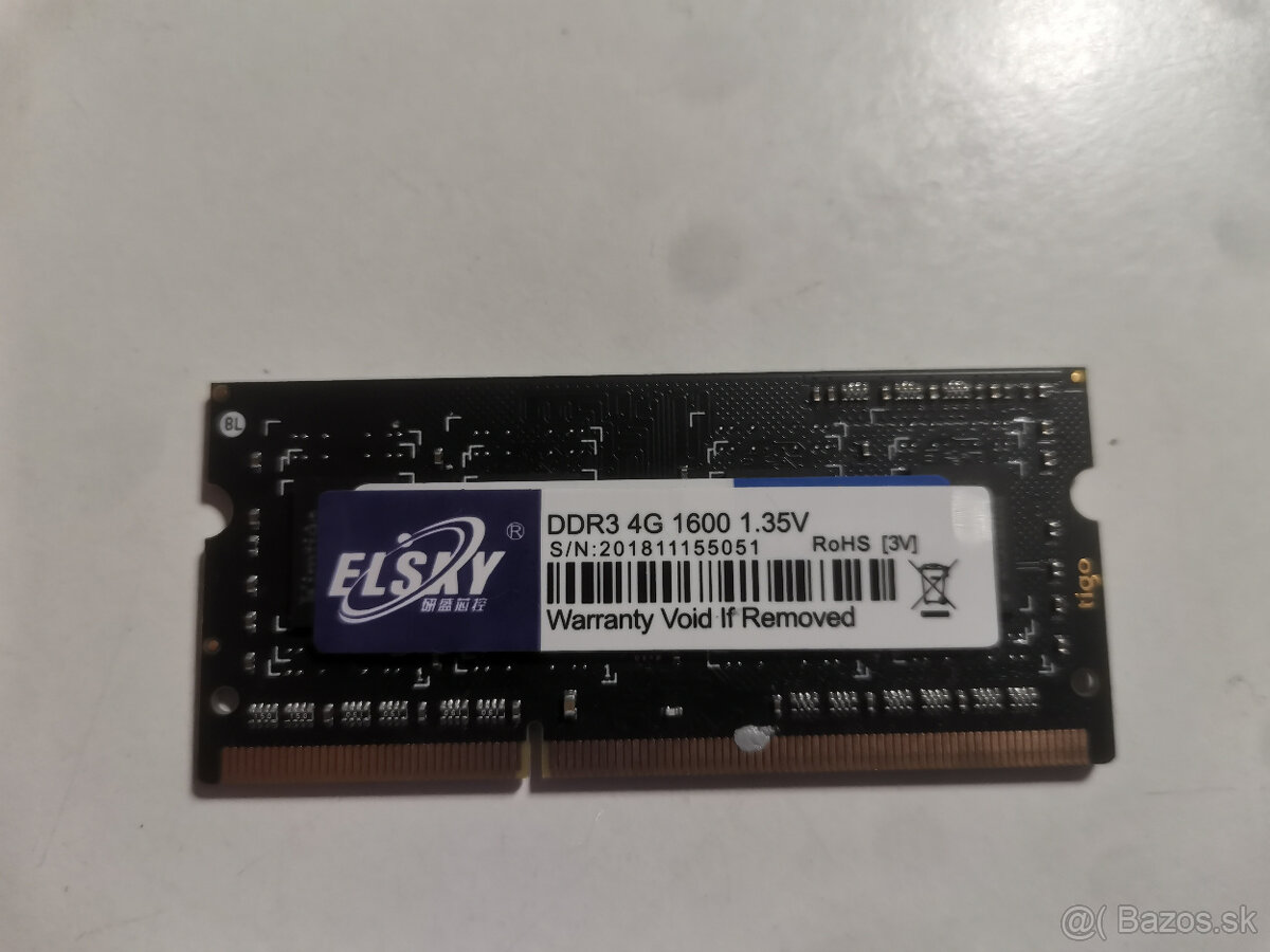 SO-DIMM DDR3 4GB