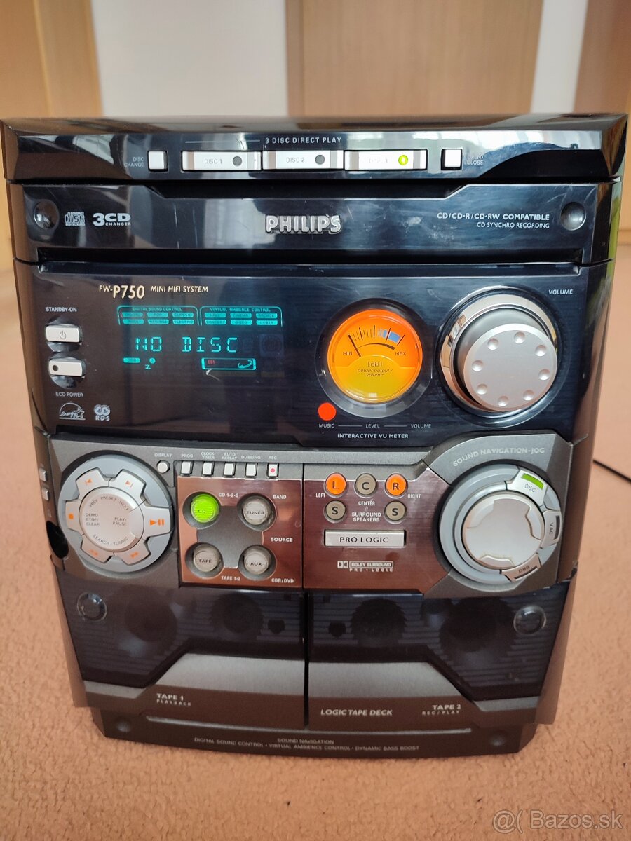 Philips FW-P750 mini hifi system