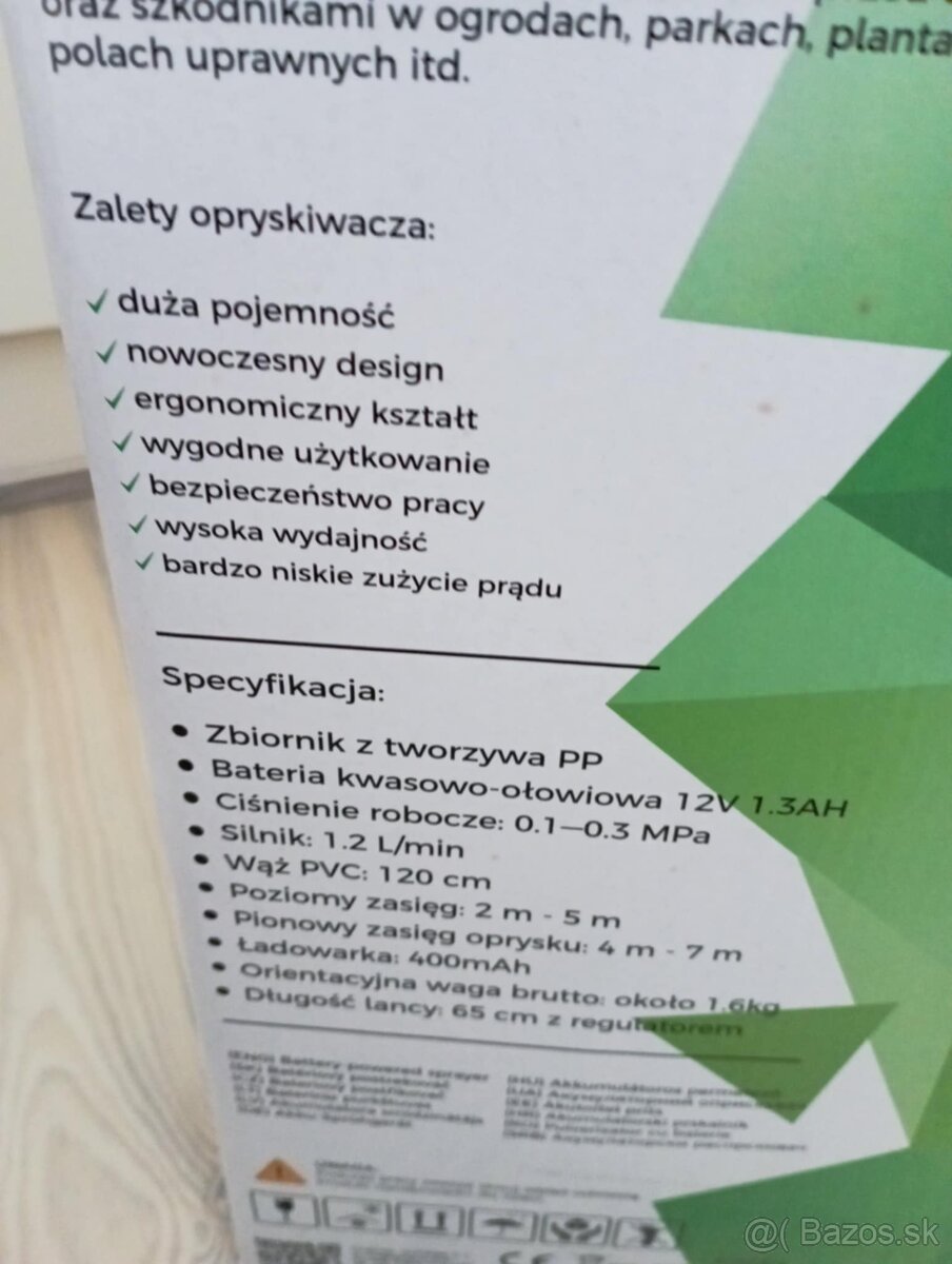 Záhradný posyrekovač
