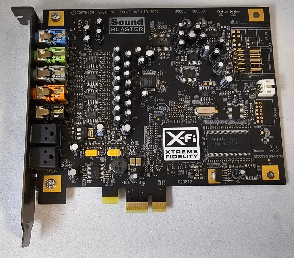 Zvuková karta Sound Blaster X-Fi Titanium - SB0880 - PCI-E
