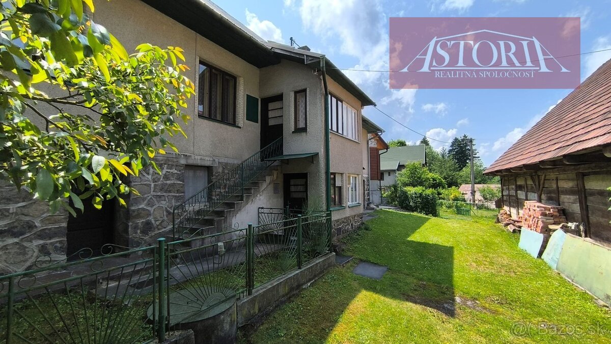 dom + veľká záhrada - Čremošné - okr. Turč.Teplice
