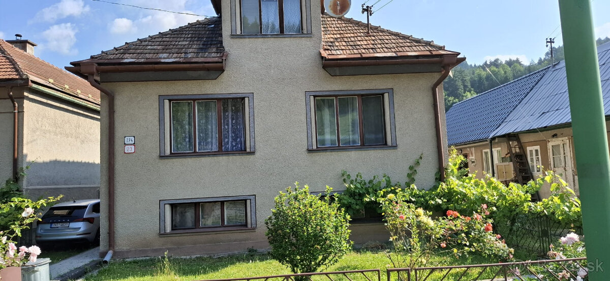 Predám rodinný dom v kúpelnej obci Brusno kúpele