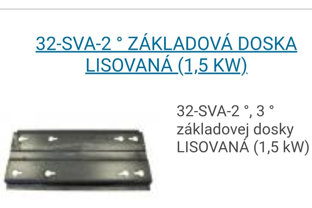 Kupim zakladnu dosku čerpadla