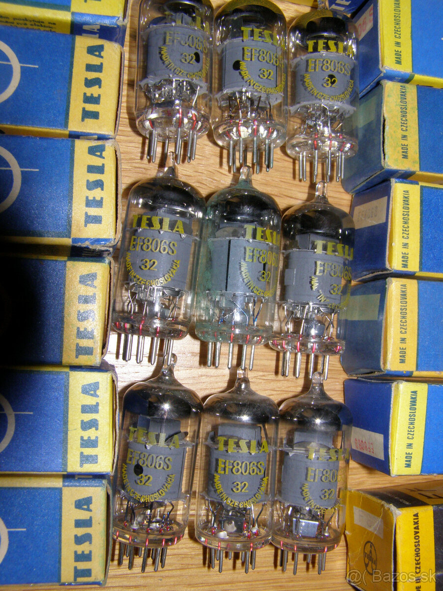 Elektrónky Tesla EF806S,RFT,Philips, a iné....