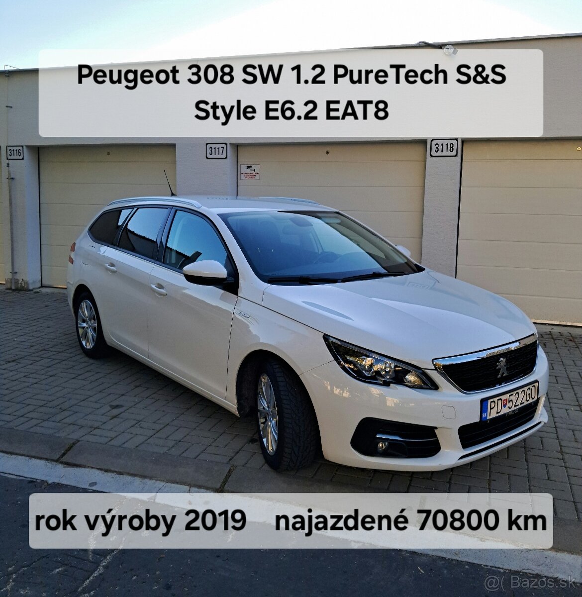 Peugeot 308 SW 1.2 PureTech S&S Style E6.2 EAT8