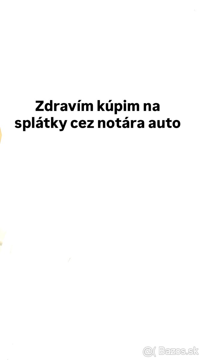 Kúpim auto na splátky cez notora