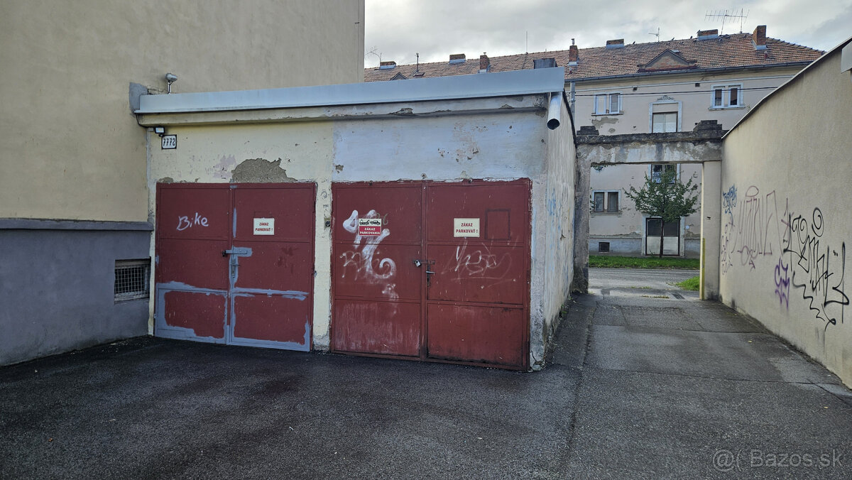 Na predaj garáž blízko centra o výmere 18m2, Prešov
