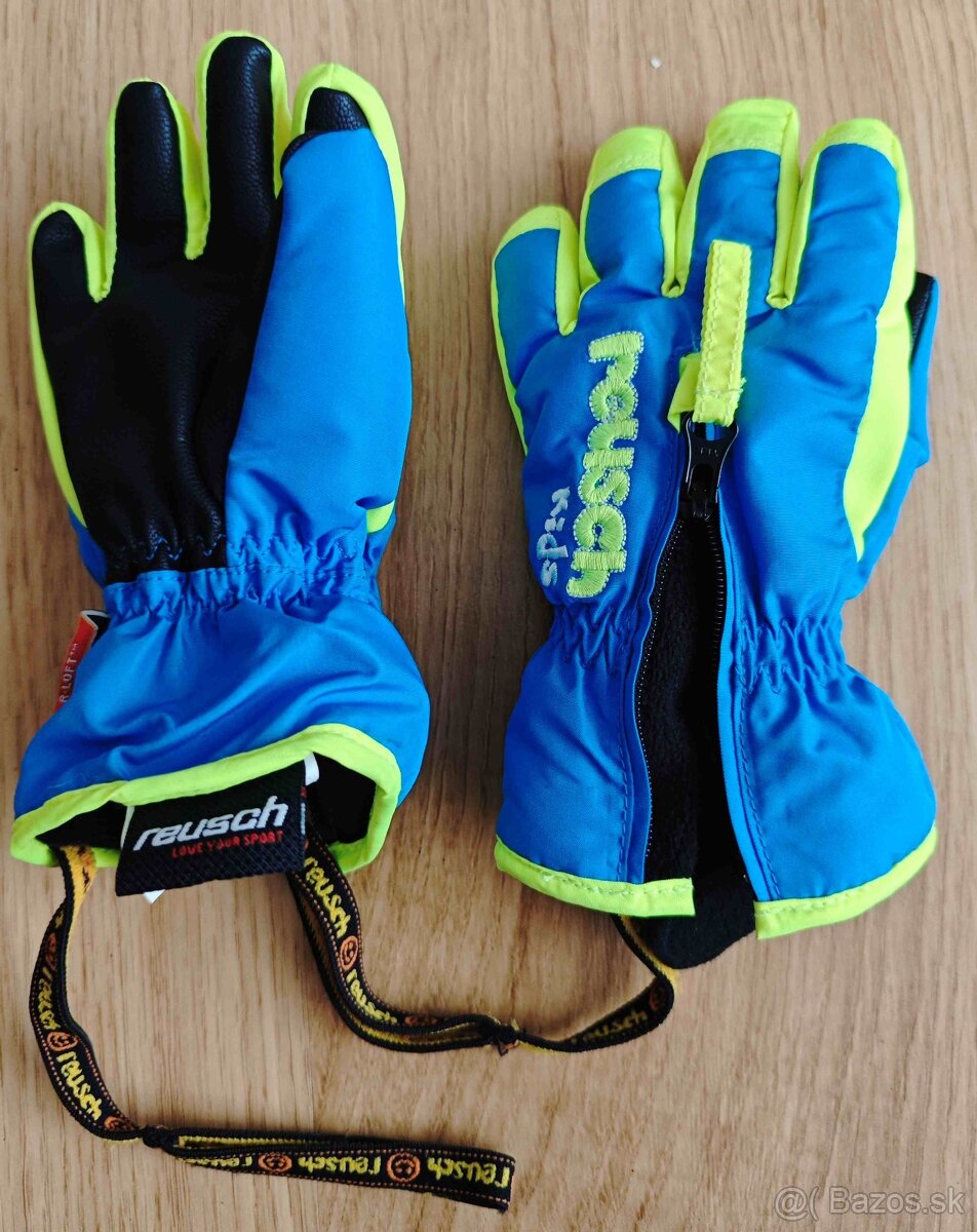 Detské lyžiarske rukavice Reusch, veľkosť 3