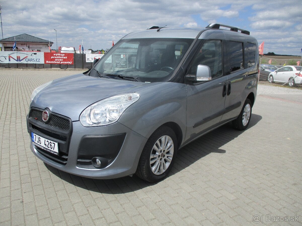 FIAT DOBLO 1,6MJTD 66kw 11/2011 7MÍST, BEZ KOROZE