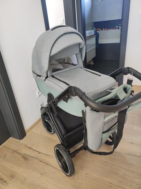 Adamex Belissa kočík 2-kombinácia + Vajíčko Cybex ATON