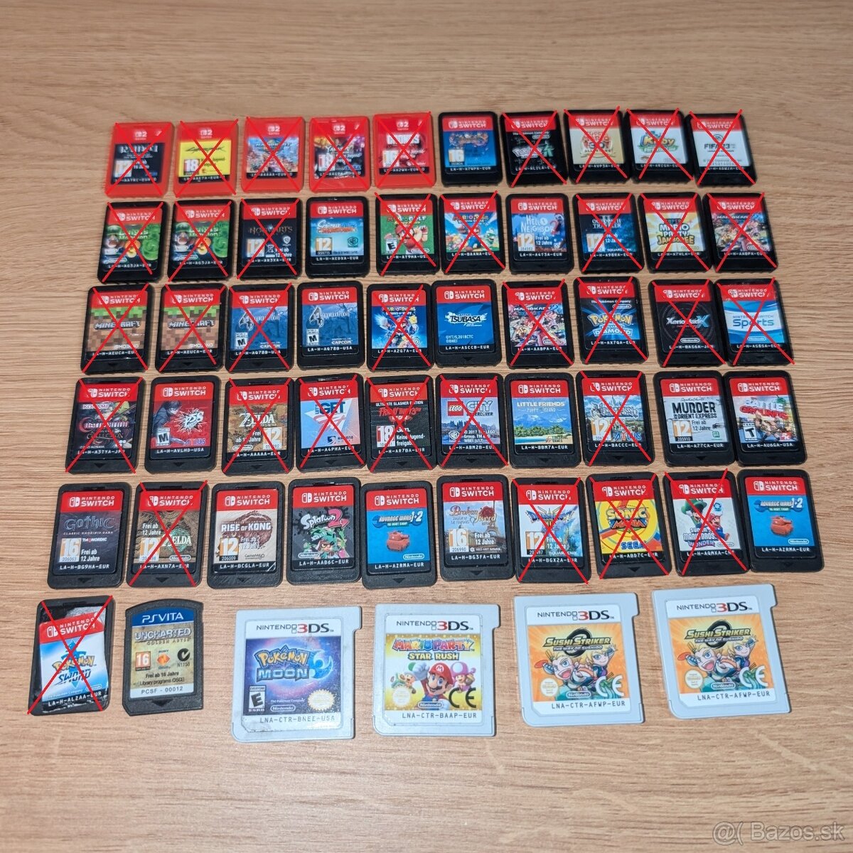 Hry na Nintendo Switch Switch2 3DS PS Vita