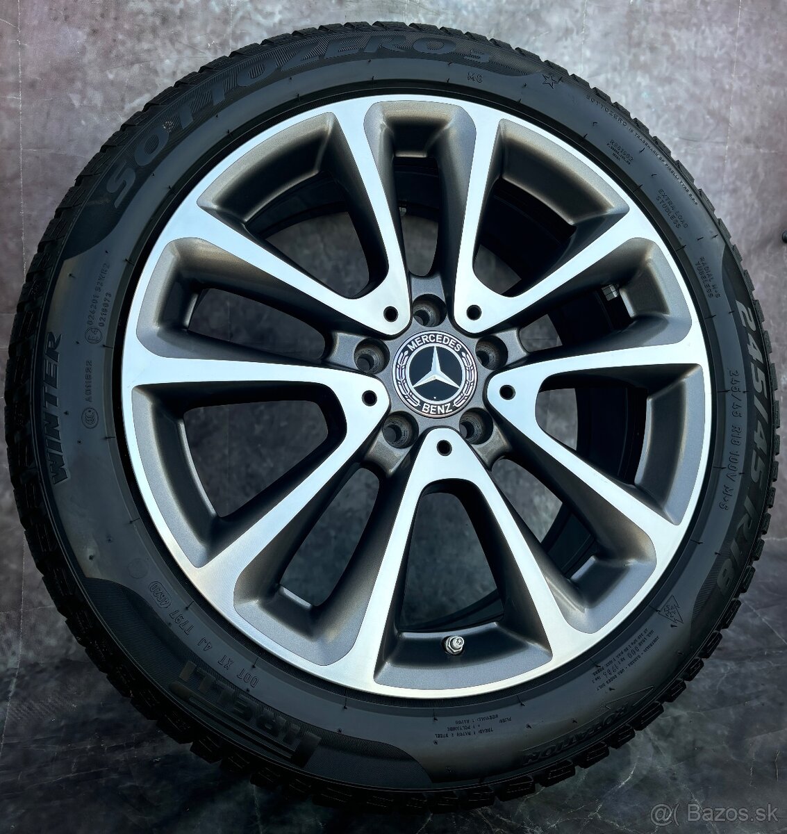 Zimní orig sada Mercedes Třídy E213 2 rozměr top pneu