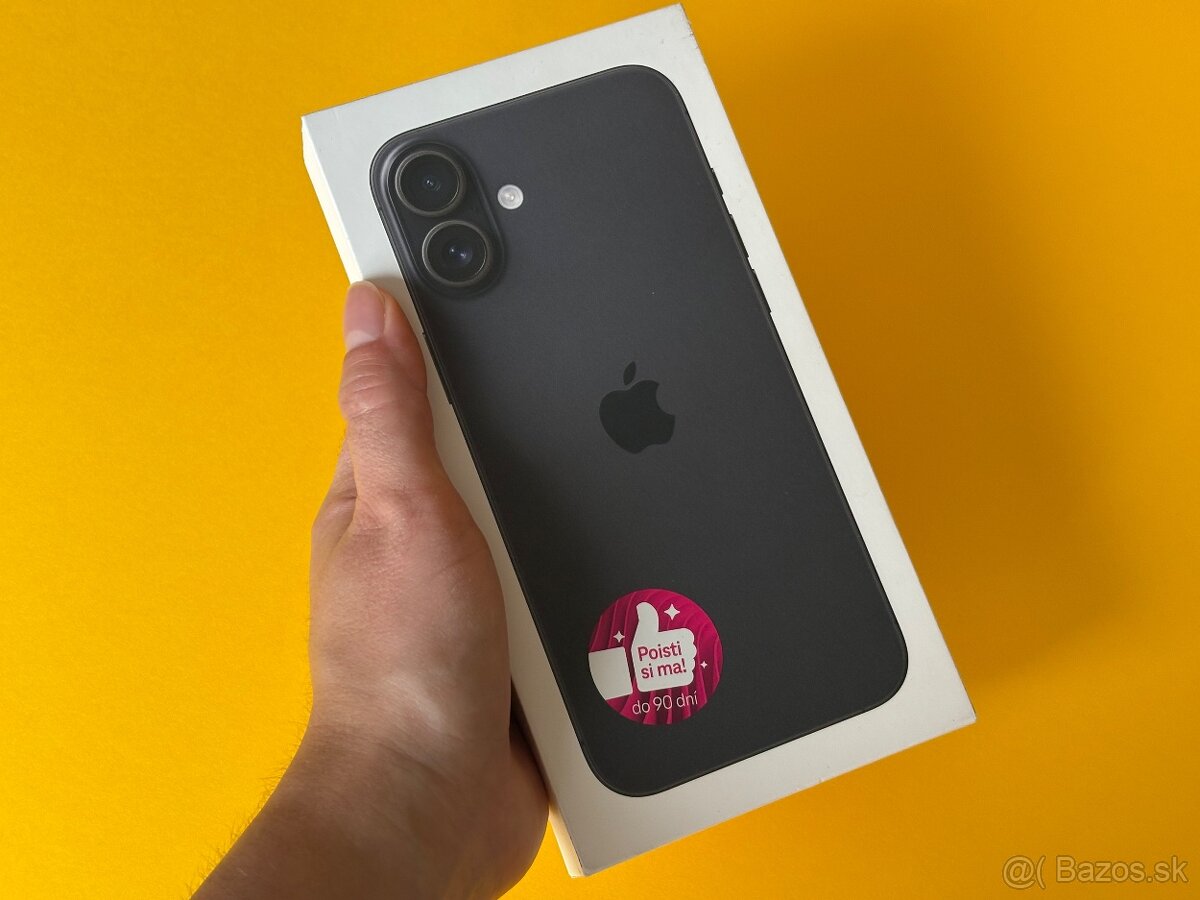 Nový Neaktivovaný iPhone 16 Plus 128GB Black + Záruka