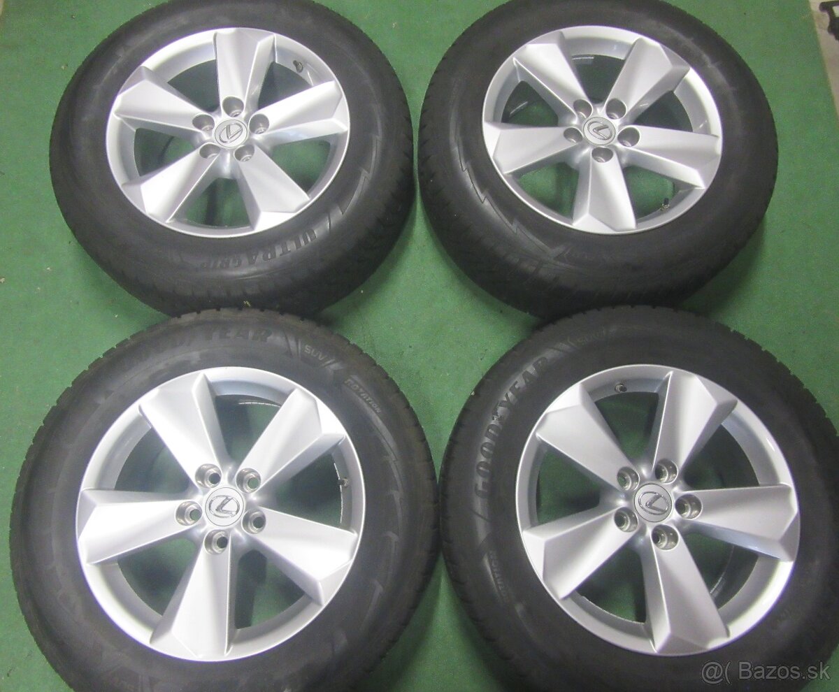 R17 zimná sada LEXUS NX rozteč 5x114,3 225/65R17 goodyear