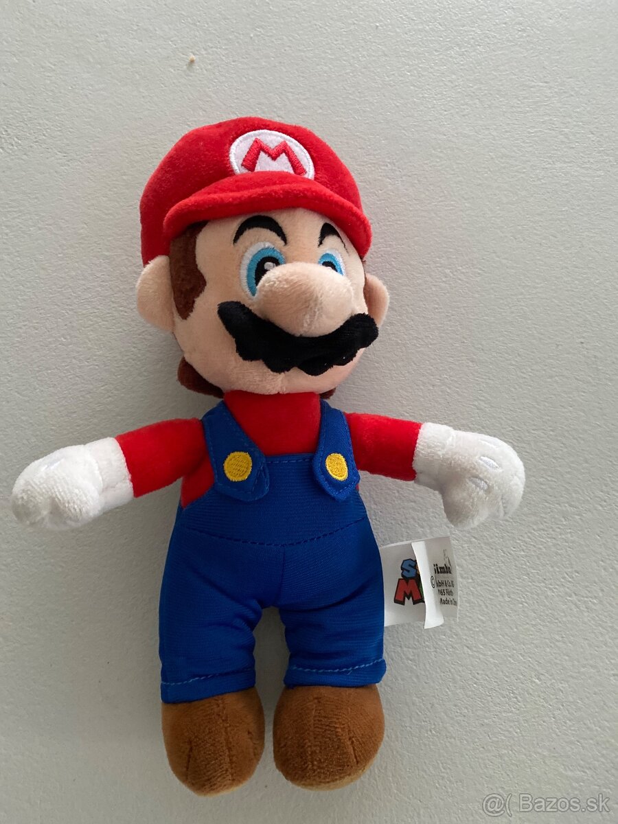 Plysova hracka - super Mario