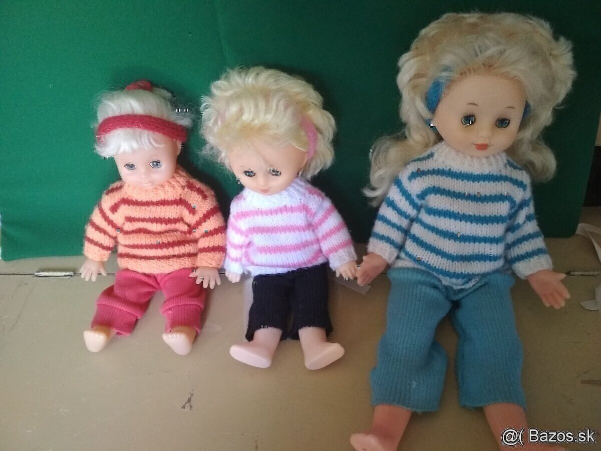 Retro bábiky + retro kočík zdarma