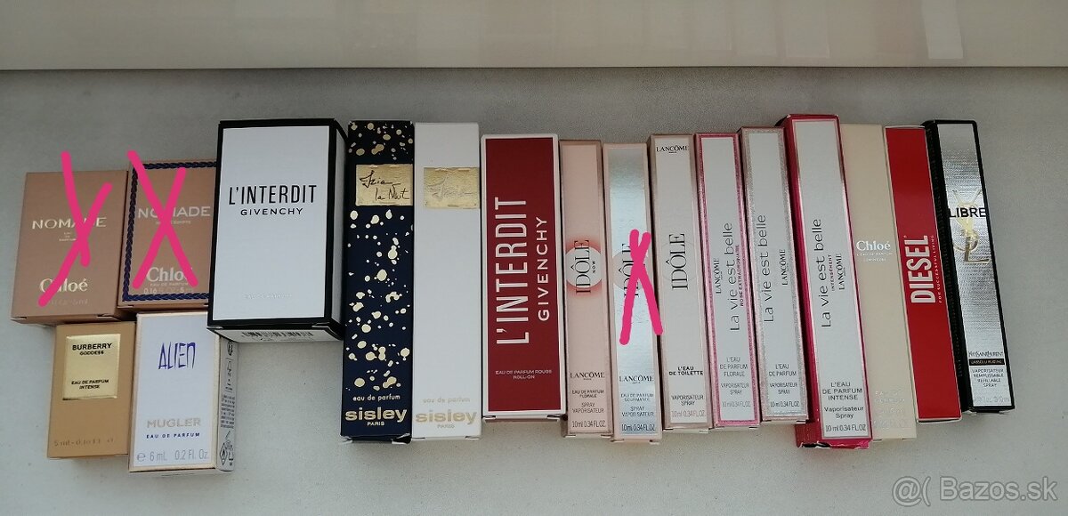 Miniatury originálních parfémů